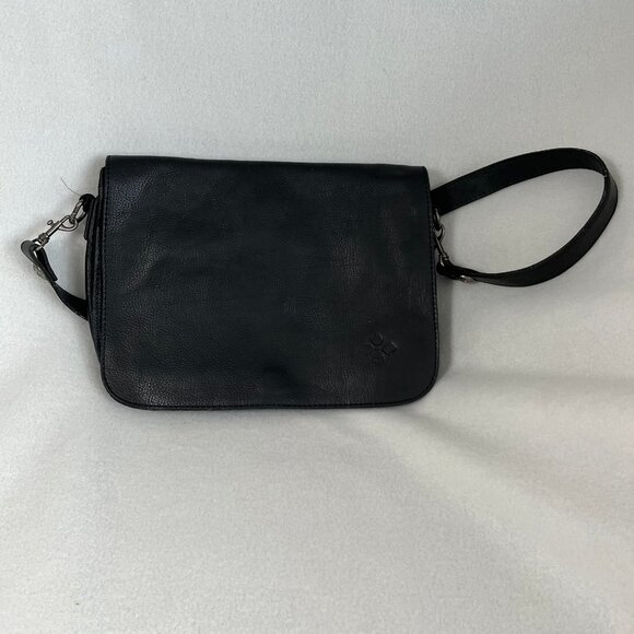 Pristine PATRICIA Nash Black Pebbled Leather Shoulder Bag - Picture 9 of 14